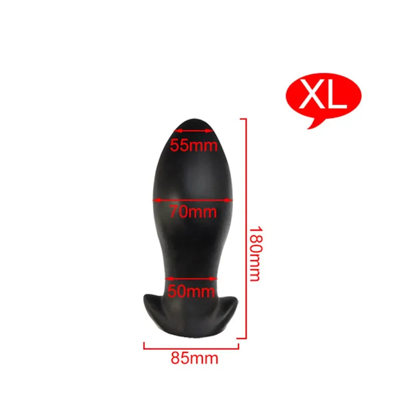 Silicone Dildo Anal Butt Plug - Huge Soft Vagina Anal Stimulator Sex Toys for Men Women