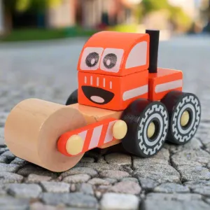 Small Wooden Play Kids Toys-Bull Dozer