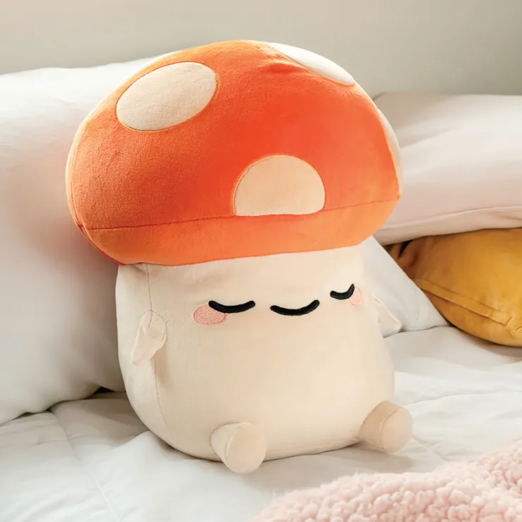 Smoko Kai Mushroom Mochi Plush 10"