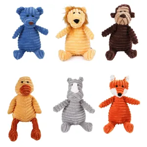 Squeaky Plush Interactive Dog Toys - Small and Medium Dogs