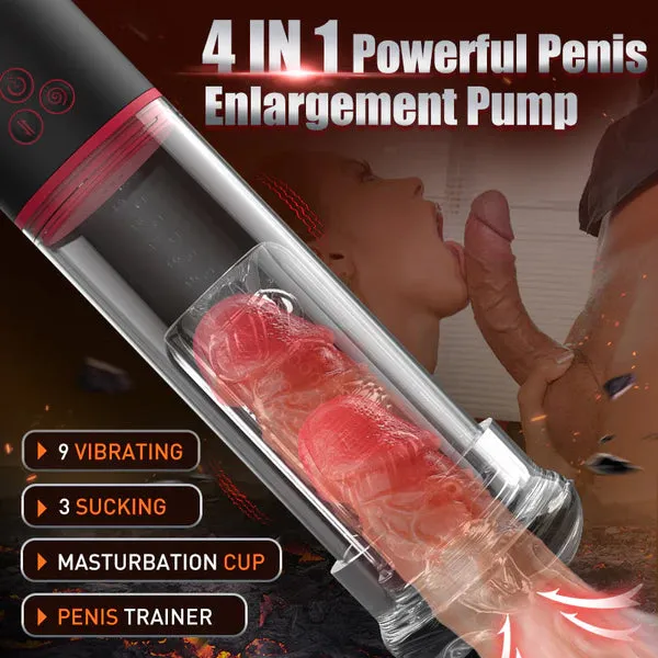 TitanBoost - Vibrating & Sucking Electric Penis Pump