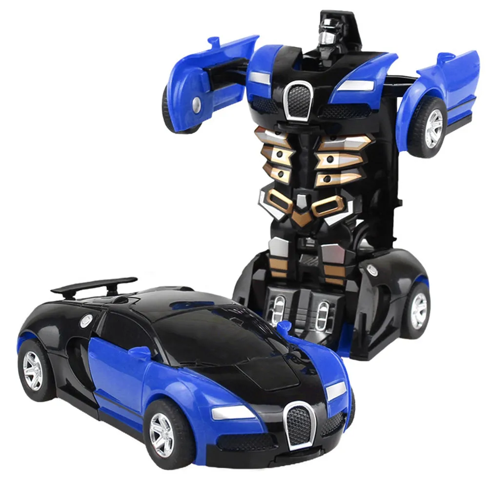 Tranforming Robot Vehicles Pull Back Car for Kids, TO0045