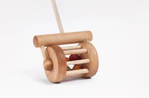 Wooden Push Toy Rattle