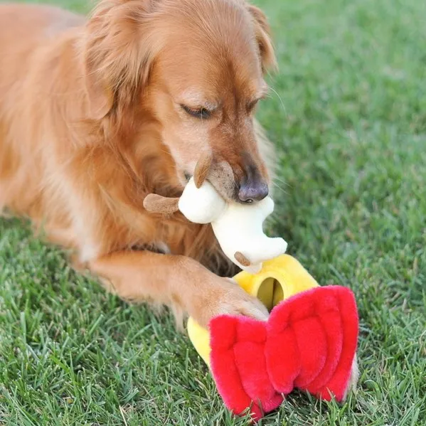 ZippyPaws Burrow Dog House Dog Toy