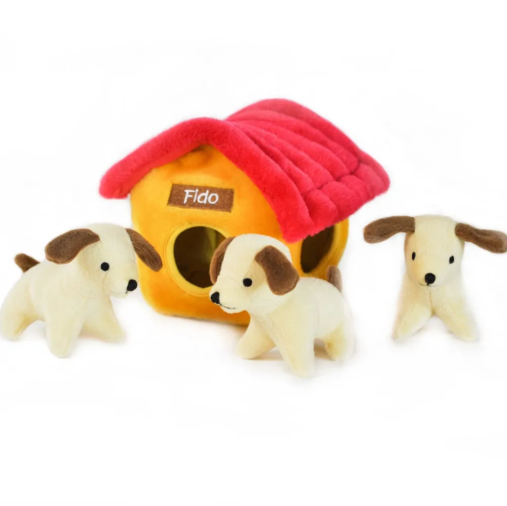 ZippyPaws Burrow Dog House Dog Toy